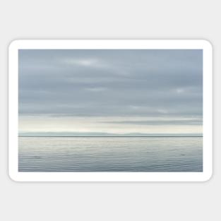 Calm coastal waters - Firth of Clyde, Scotland Sticker